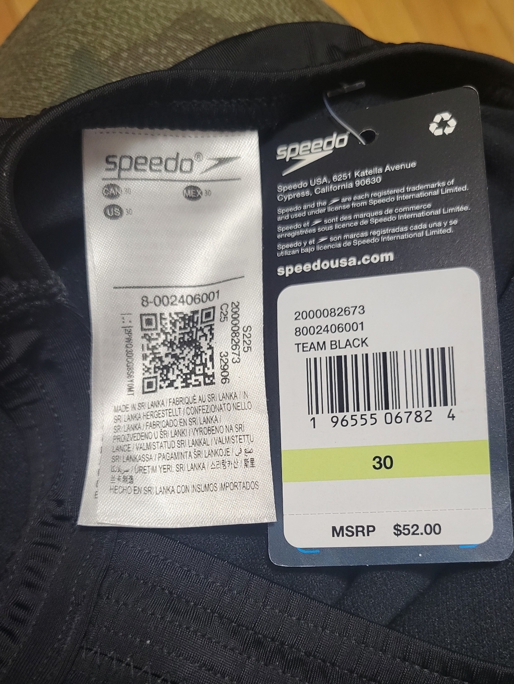 Speedo Black Women's Training One-Piece Swimsuit - Picture 2 of 5